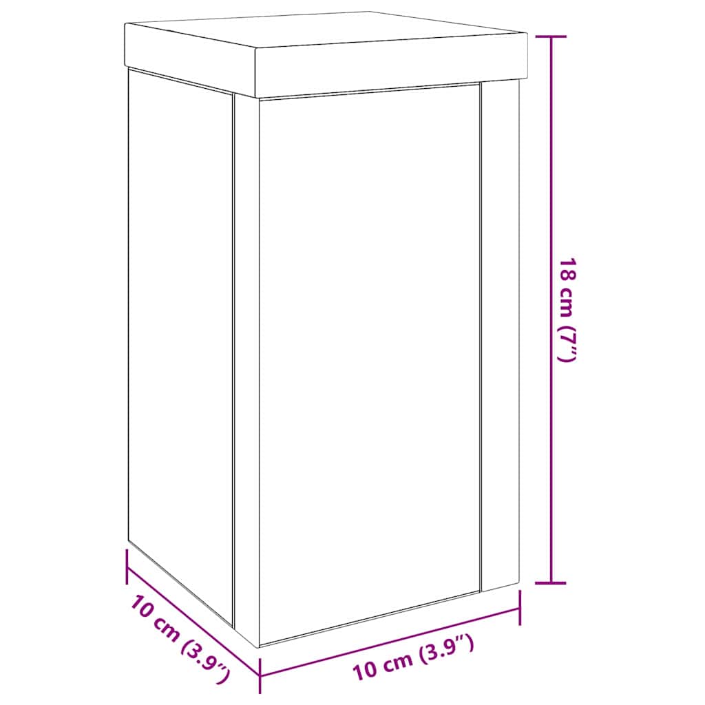 8721158973214_wbg-siz_en_hd_1 vidaXL Plant Stand 2 pcs Black oak 10 x 10 x 18 cm Engineered Wood - Image 10