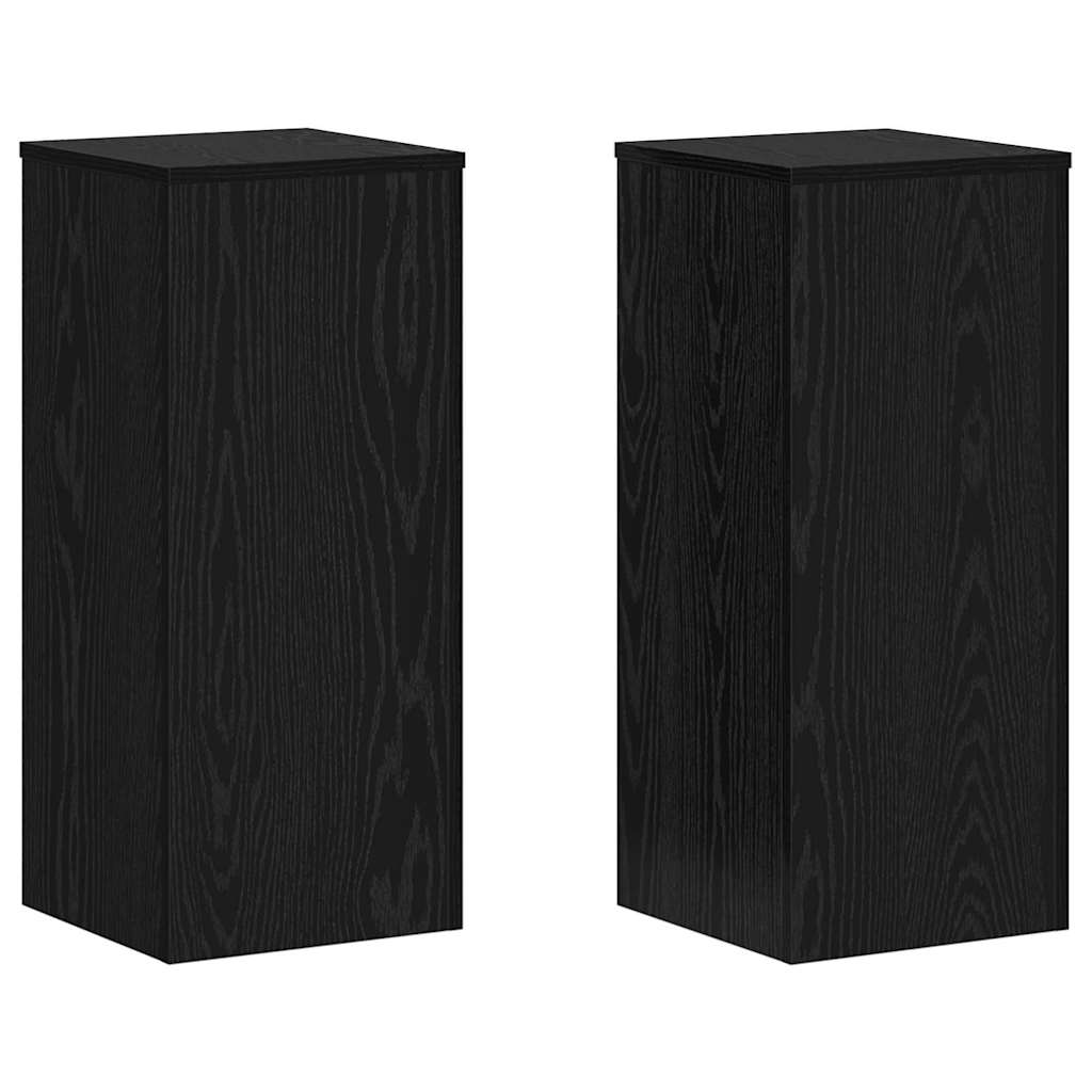 8721158973252_wbg-an-m_en_hd_1 vidaXL Plant Stand 2 pcs Black oak 30 x 30 x 70 cm Engineered Wood - Image 2