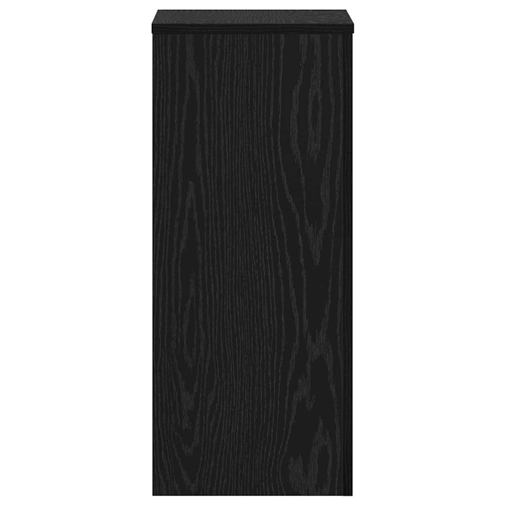 8721158973252_wbg-fr_en_hd_3 vidaXL Plant Stand 2 pcs Black oak 30 x 30 x 70 cm Engineered Wood - Image 6