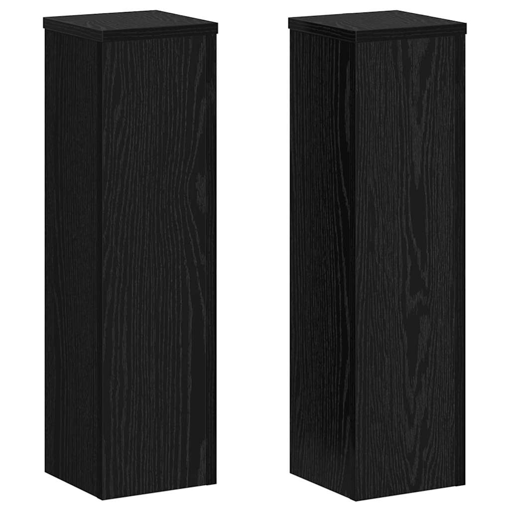 8721158973269_wbg-an-m_en_hd_1 vidaXL Plant Stand 2 pcs Black oak 17 x 17 x 60 cm Engineered Wood - Image 2