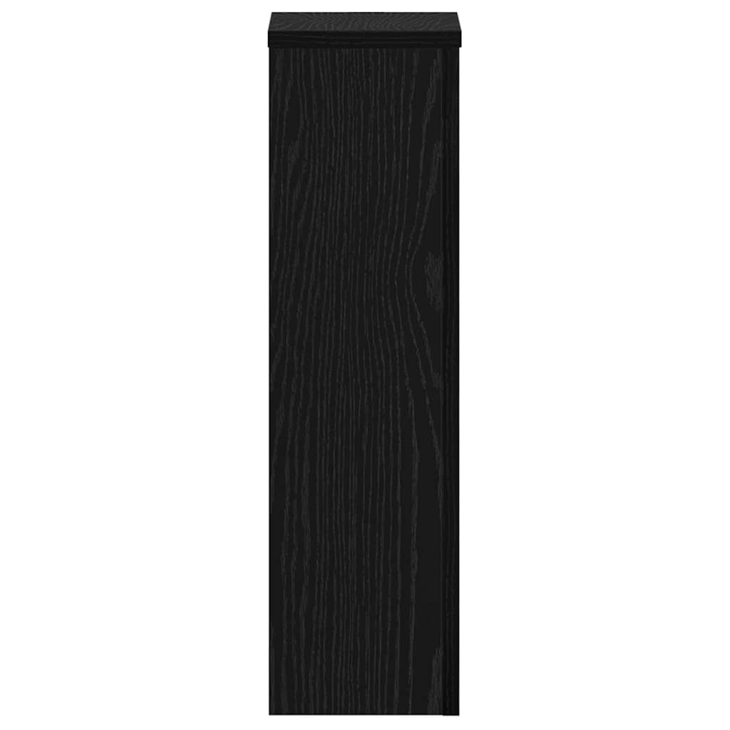 8721158973269_wbg-fr_en_hd_3 vidaXL Plant Stand 2 pcs Black oak 17 x 17 x 60 cm Engineered Wood - Image 6