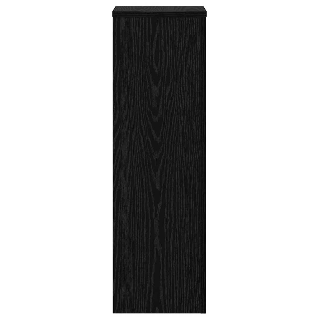 8721158973276_wbg-fr_en_hd_3 vidaXL Plant Stand 2 pcs Black oak 25 x 25 x 80 cm Engineered Wood - Image 6