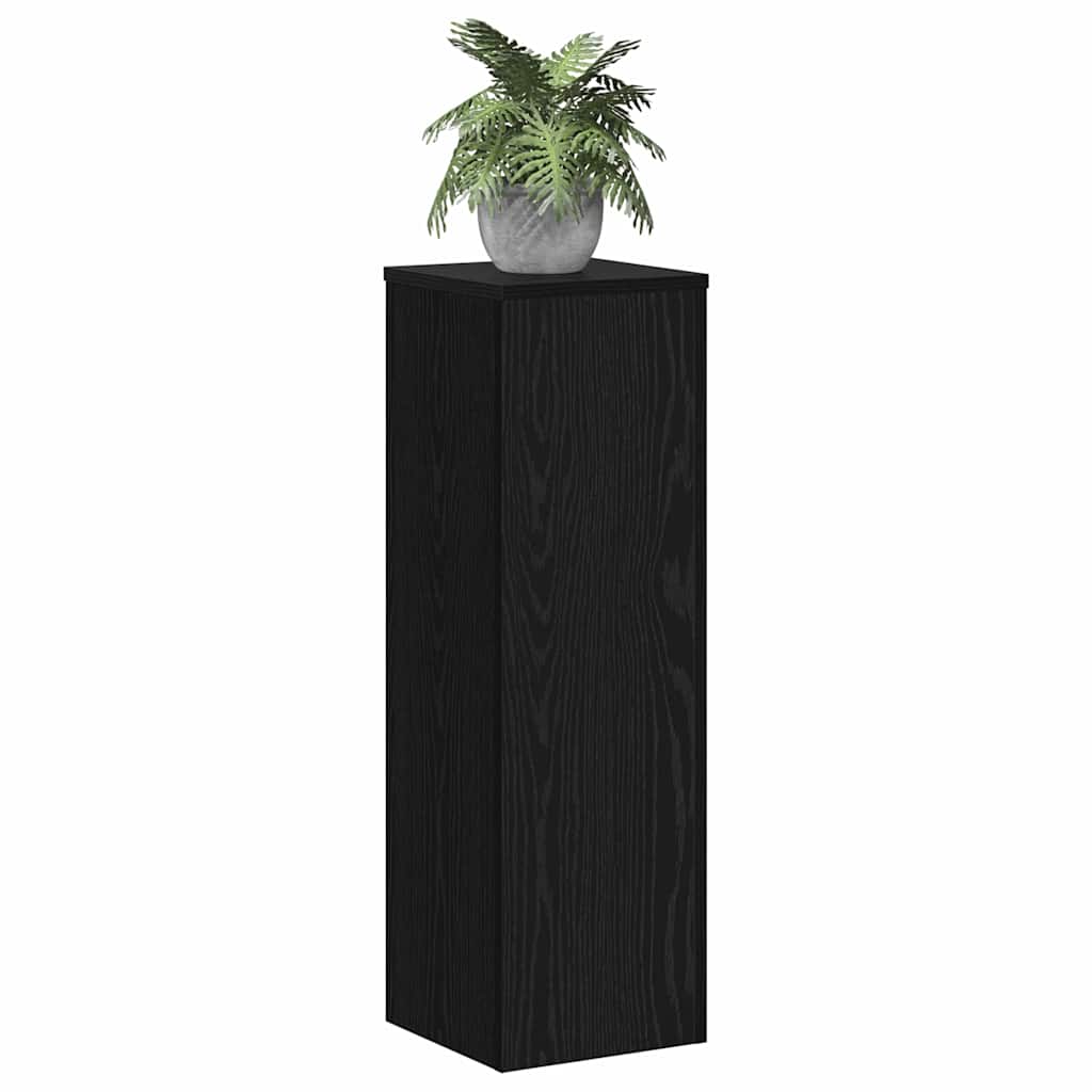 8721158973276_wbg-mo_en_hd_1 vidaXL Plant Stand 2 pcs Black oak 25 x 25 x 80 cm Engineered Wood - Image 3