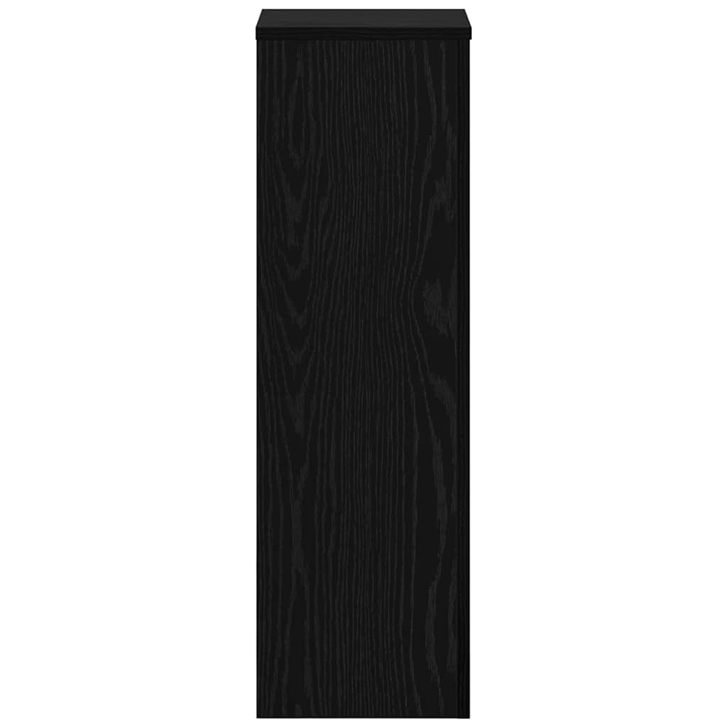 8721158973276_wbg-si_en_hd_4 vidaXL Plant Stand 2 pcs Black oak 25 x 25 x 80 cm Engineered Wood - Image 7