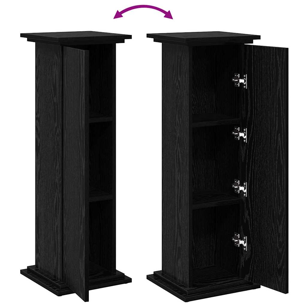 8721158973382_wbg-fu_en_hd_1 vidaXL Display Stand Black Oak 31 x 30 x 90 cm Engineered wood - Image 10