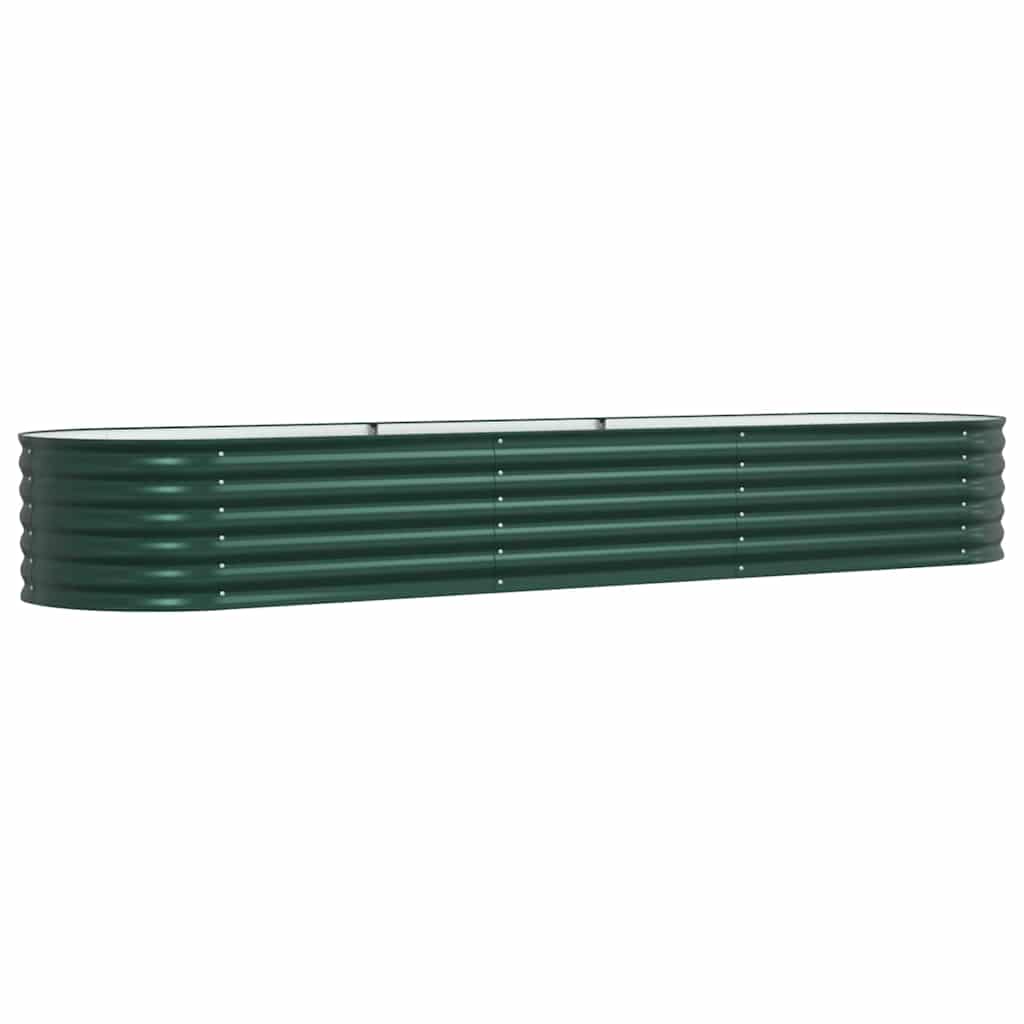 8721158973573_wbg-ba_en_hd_2 vidaXL Garden Raised Bed Green 320 x 80 x 44 cm Steel - Image 5