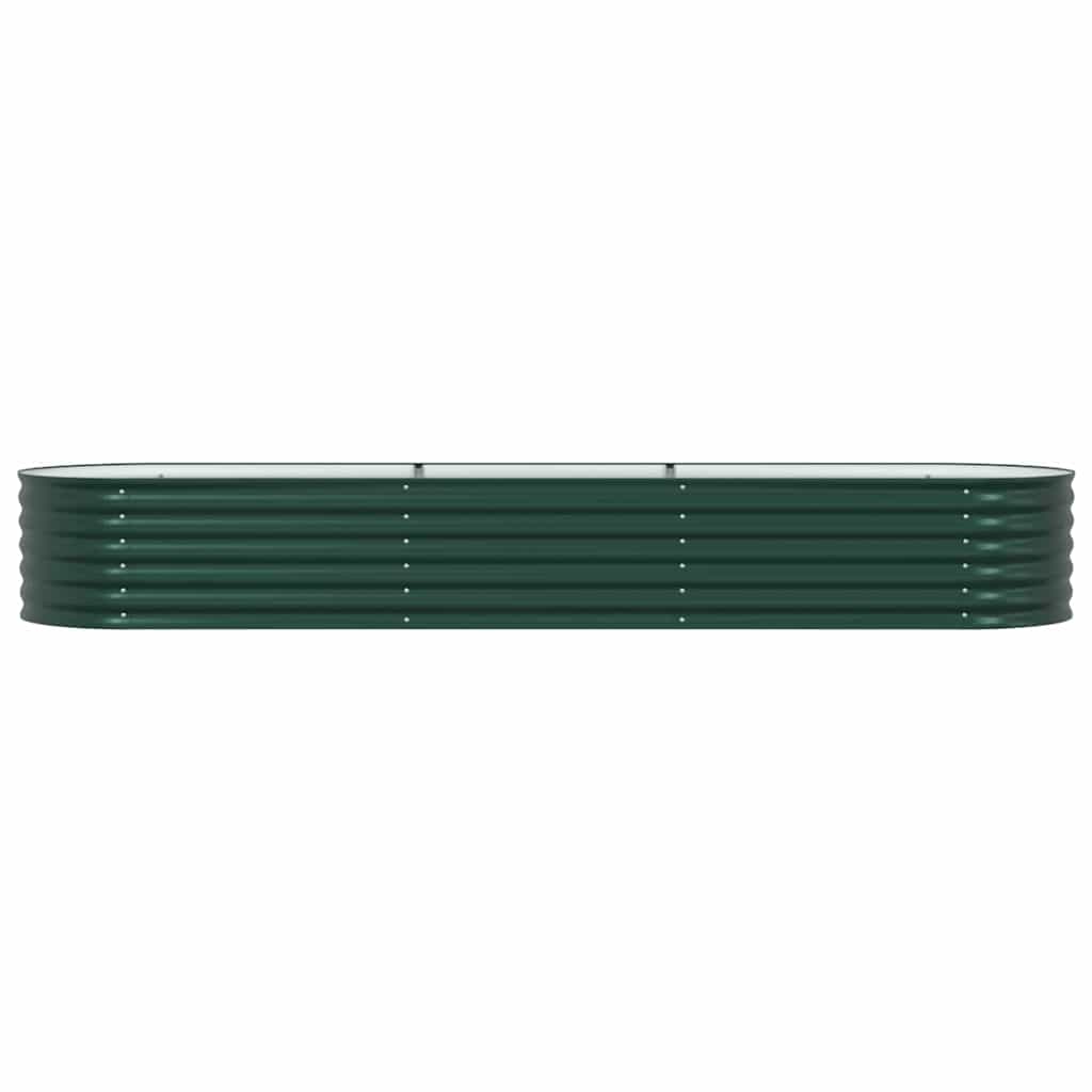 8721158973573_wbg-fr_en_hd_3 vidaXL Garden Raised Bed Green 320 x 80 x 44 cm Steel - Image 6