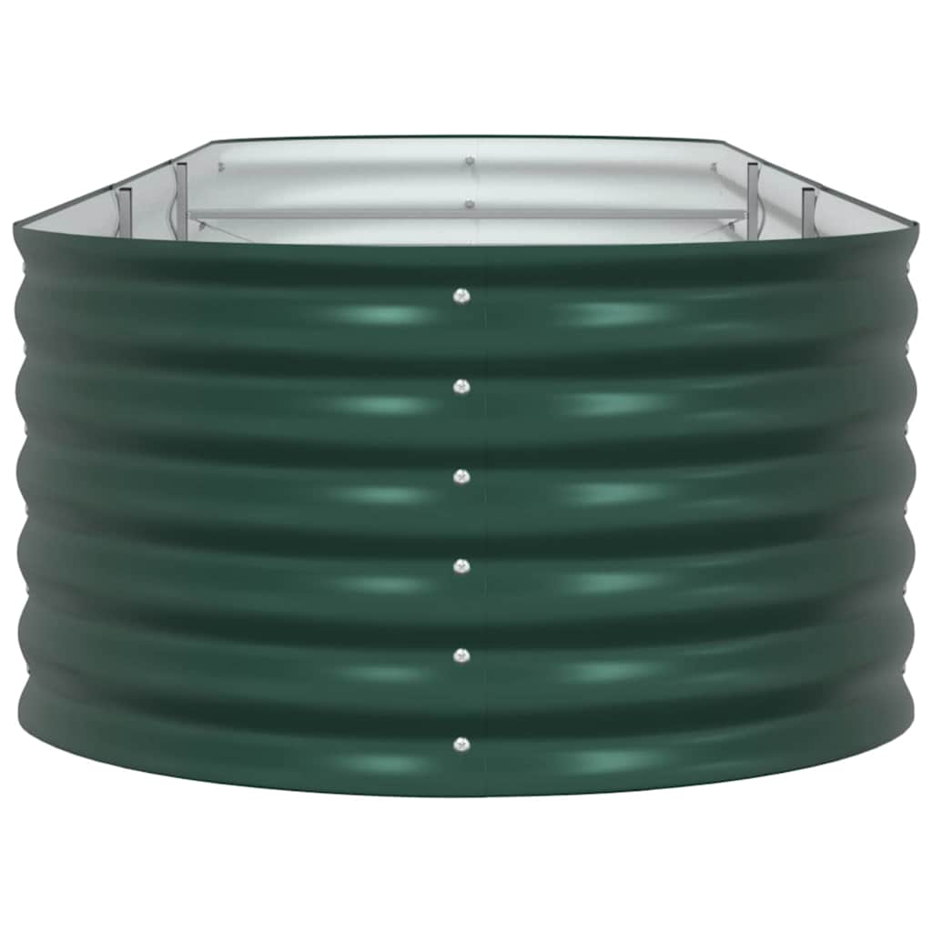 8721158973573_wbg-si_en_hd_4 vidaXL Garden Raised Bed Green 320 x 80 x 44 cm Steel - Image 7