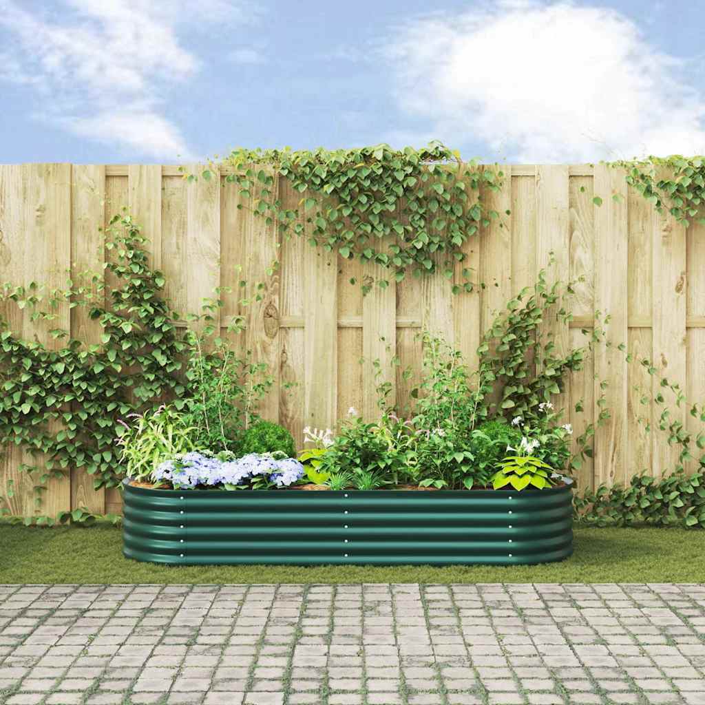 8721158973580_mo-im_en_hd_2 vidaXL Garden Raised Bed Green 240 x 80 x 44 cm Steel - Image 4