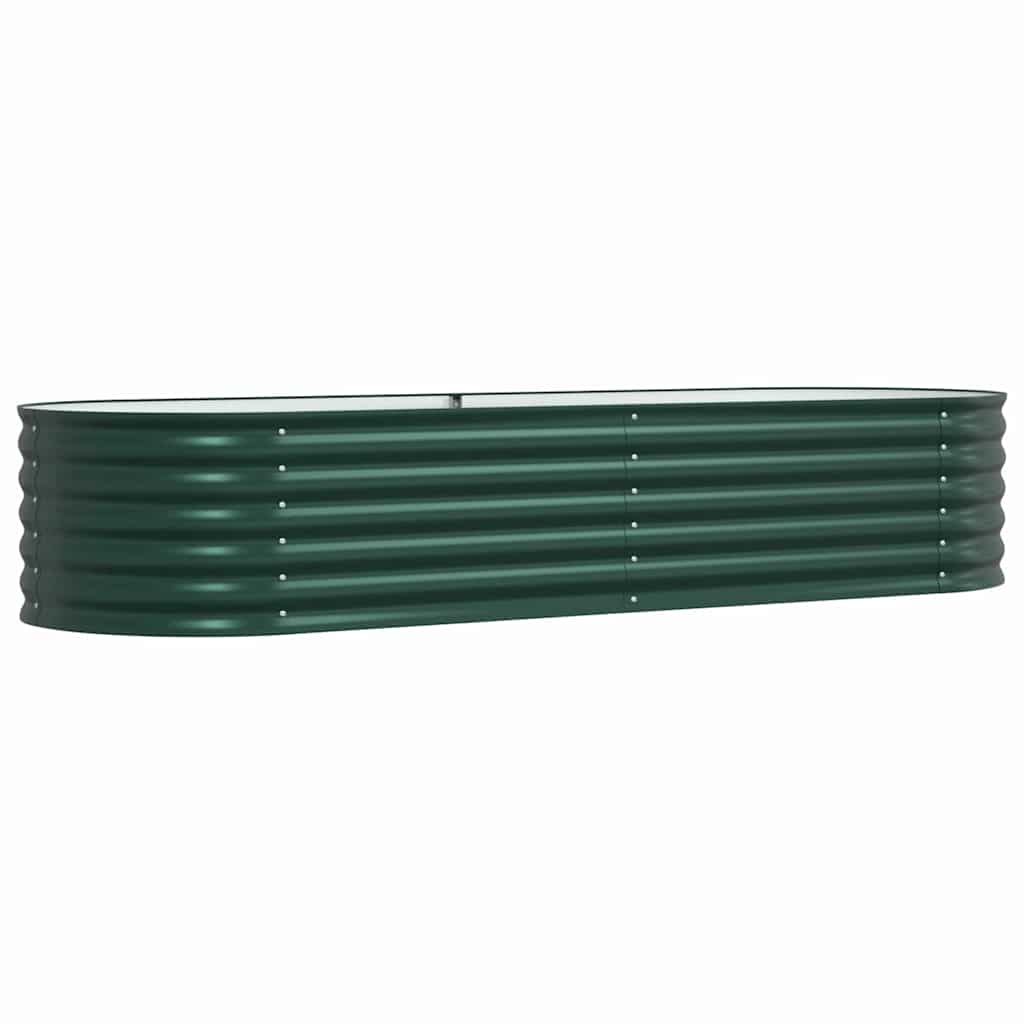 8721158973580_wbg-an-m_en_hd_1 vidaXL Garden Raised Bed Green 240 x 80 x 44 cm Steel - Image 2