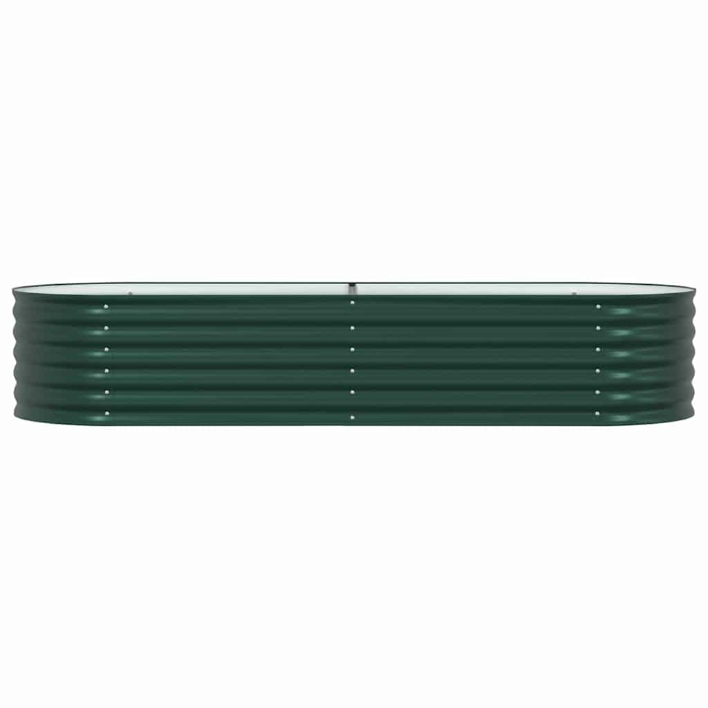 8721158973580_wbg-fr_en_hd_3 vidaXL Garden Raised Bed Green 240 x 80 x 44 cm Steel - Image 6