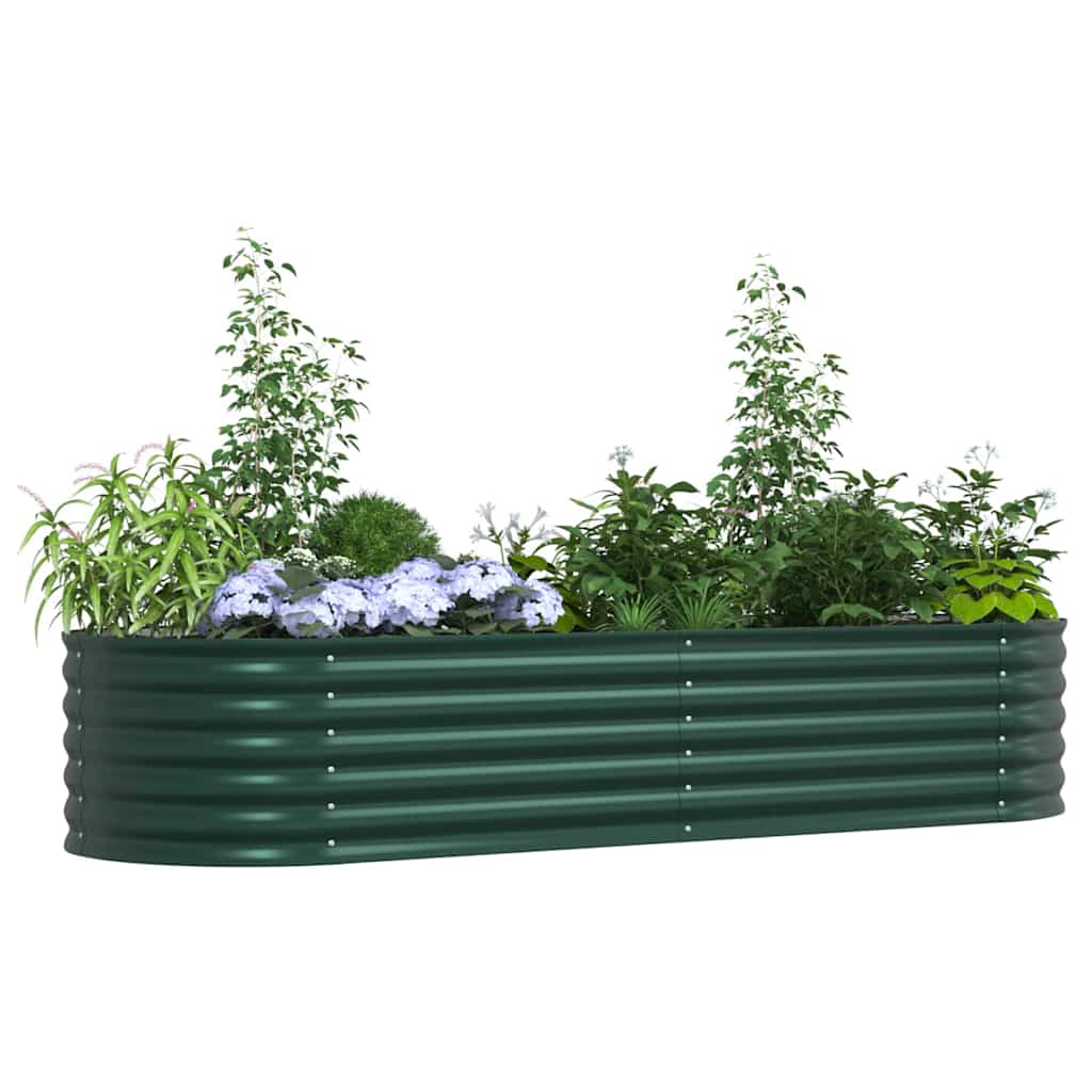 8721158973580_wbg-mo_en_hd_1 vidaXL Garden Raised Bed Green 240 x 80 x 44 cm Steel - Image 3