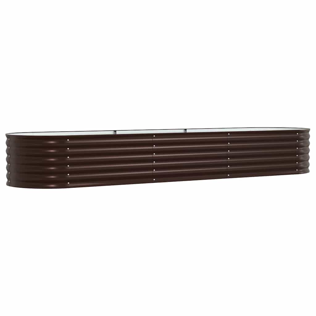 8721158973672_wbg-ba_en_hd_2 vidaXL Garden Raised Bed Brown 320 x 80 x 44 cm Steel - Image 7