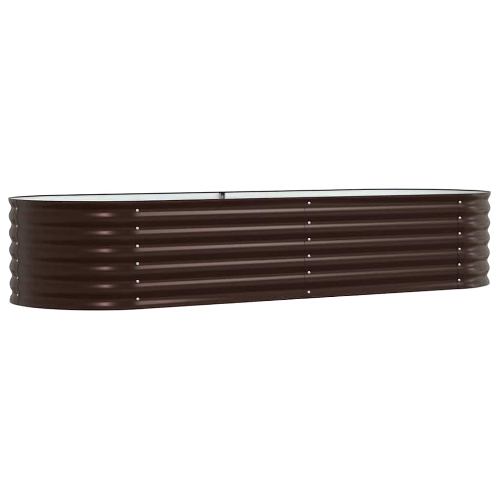 8721158973689_wbg-ba_en_hd_2 vidaXL Garden Raised Bed Brown 240 x 80 x 44 cm Steel - Image 5
