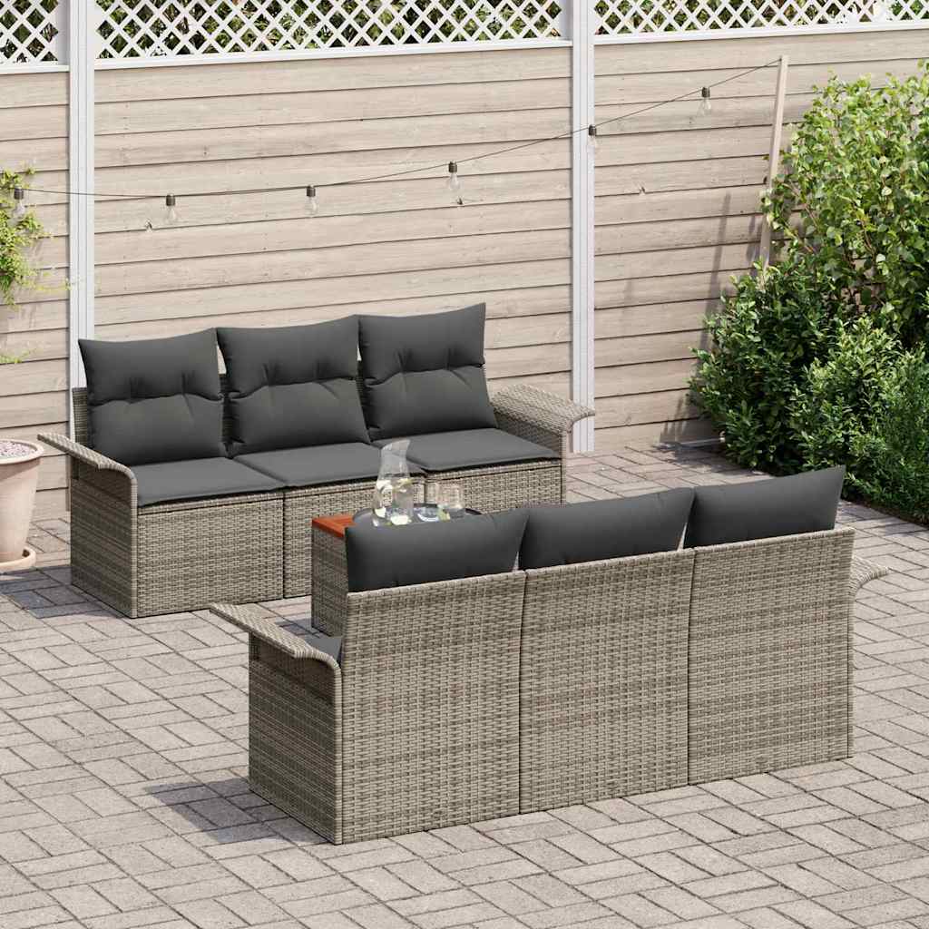 8721158973863_mo-im_en_hd_2 vidaXL Garden Sofa Set 7 pcs Grey Poly rattan - Image 3