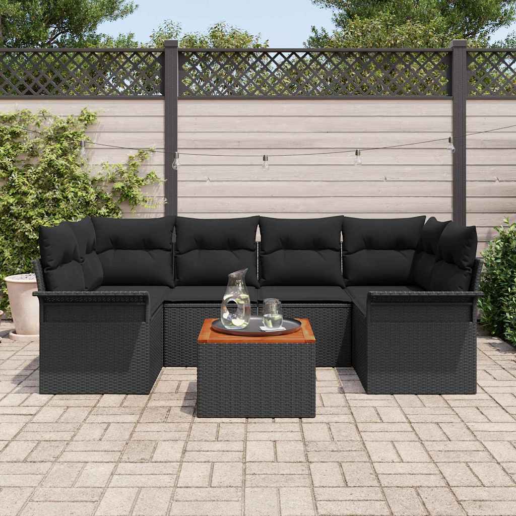 8721158973962_mo-im_en_hd_2 vidaXL Garden Sofa Set 7 pcs Black Poly rattan - Image 3