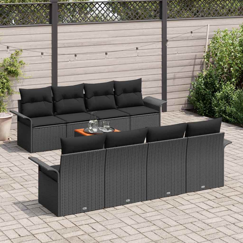 8721158974174_mo-im_en_hd_2 vidaXL Garden Sofa Set 9 pcs Black Poly rattan - Image 3