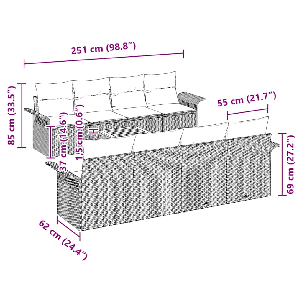 8721158974174_wbg-siz_en_hd_1 vidaXL Garden Sofa Set 9 pcs Black Poly rattan - Image 8