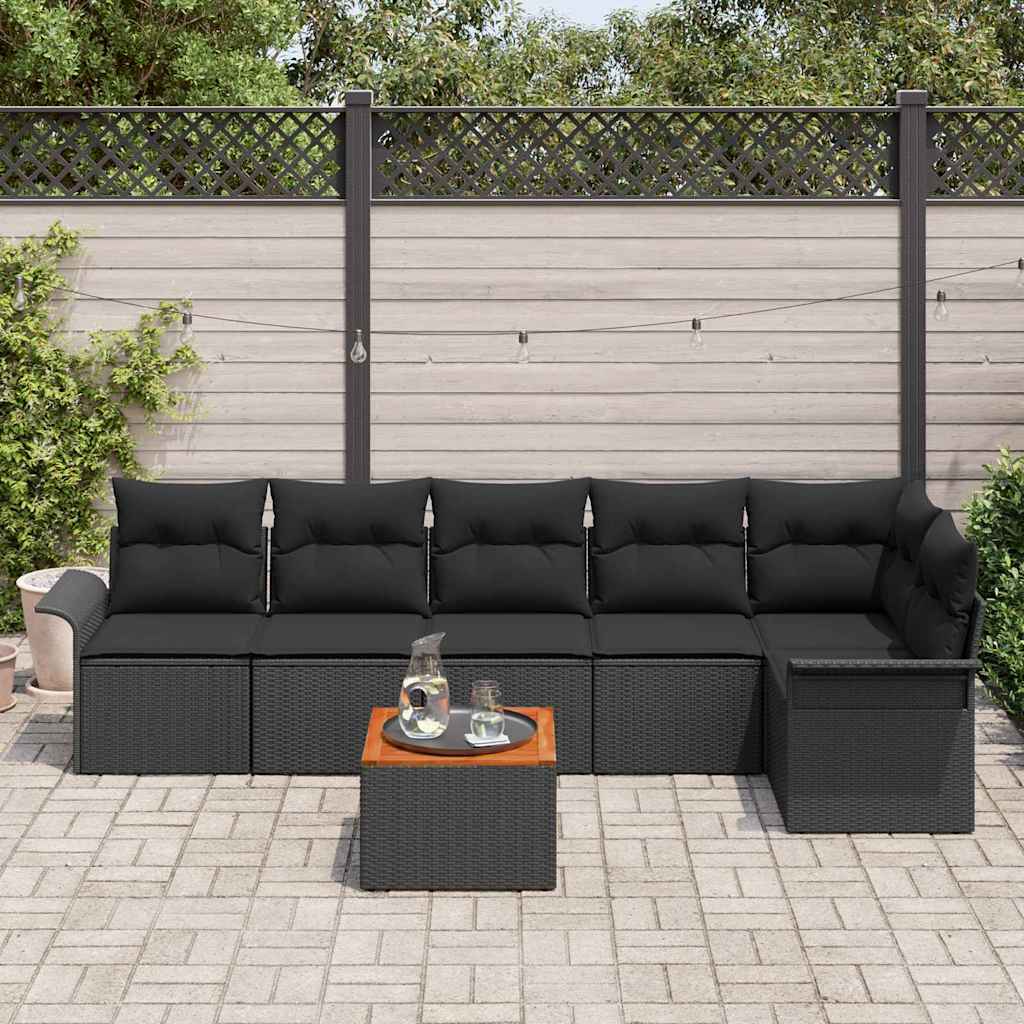 8721158974525_mo-im_en_hd_2 vidaXL Garden Sofa Set 7 pcs Black Poly rattan - Image 3