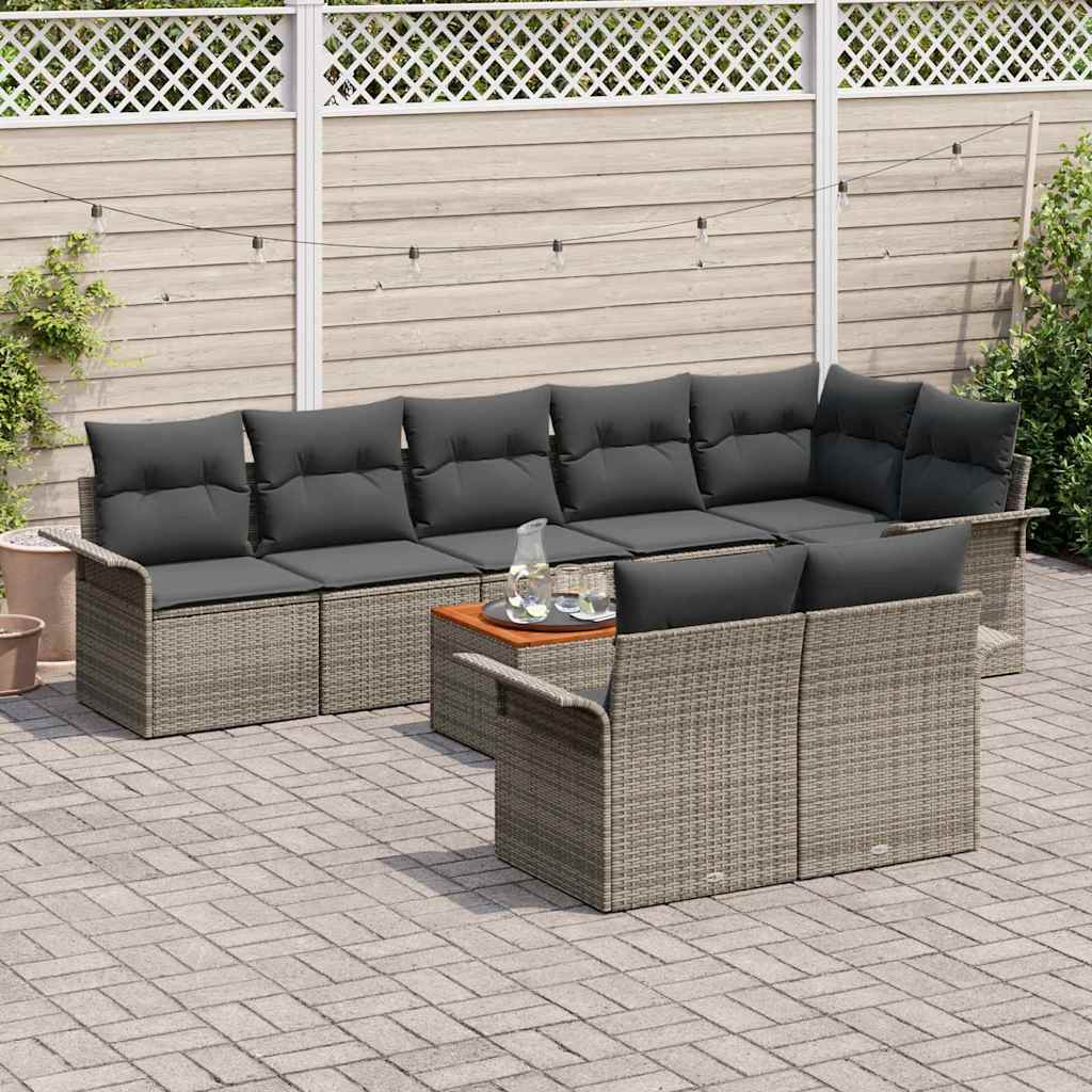 8721158974563_mo-im_en_hd_2 vidaXL Garden Sofa Set 9 pcs Grey Poly rattan - Image 3