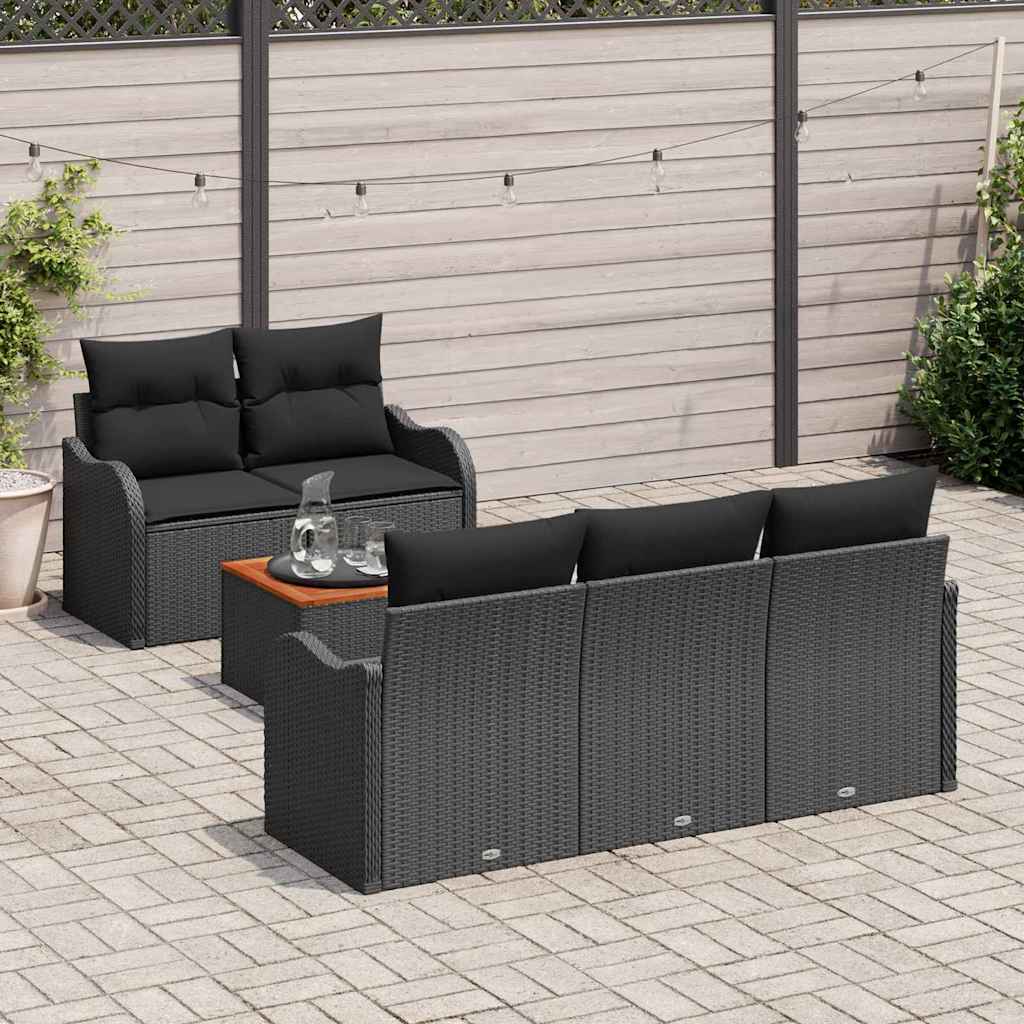 8721158975089_mo-im_en_hd_2 vidaXL Garden Sofa Set 6 pcs Black Poly rattan - Image 3