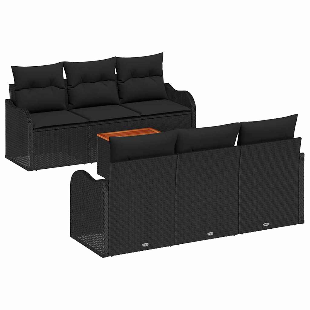 8721158975157_wbg-an-m_en_hd_4 vidaXL Garden Sofa Set 7 pcs Black Poly rattan - Image 2