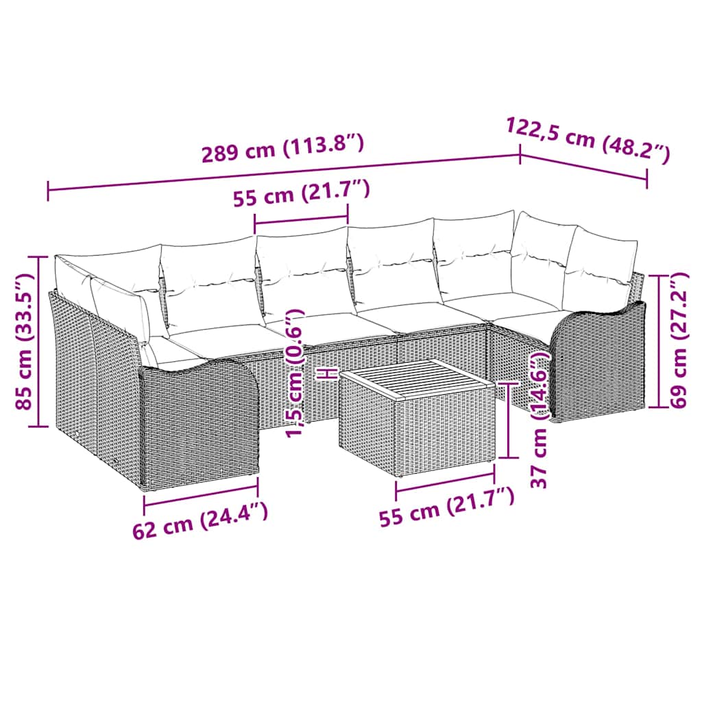 8721158975362_wbg-siz_en_hd_1 vidaXL Garden Sofa Set 8 pcs Black Poly rattan - Image 9