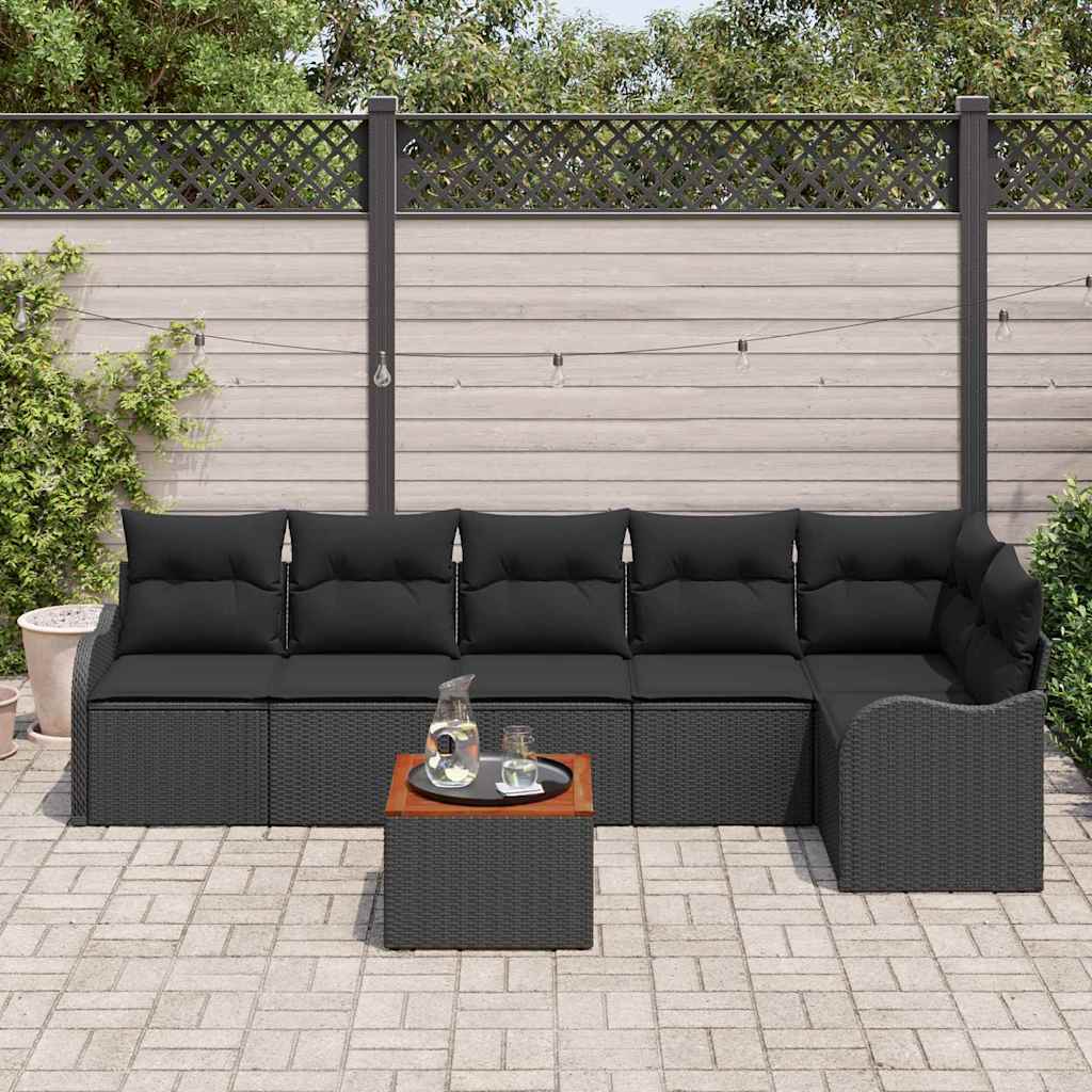 8721158975782_mo-im_en_hd_2 vidaXL Garden Sofa Set 7 pcs Black Poly rattan - Image 3