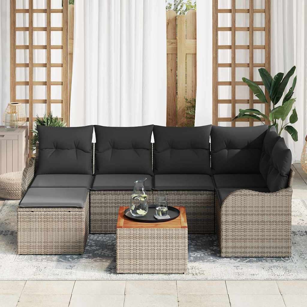 8721158975898_mo-im_en_hd_2 vidaXL Garden Sofa Set 7 pcs Grey Poly rattan - Image 3