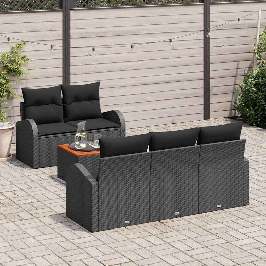 8721158976345_mo-im_en_hd_2 vidaXL Garden Sofa Set 6 pcs Black Poly rattan - Image 3