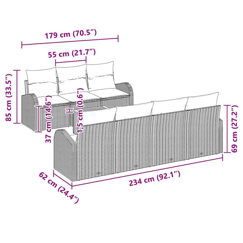 8721158976550_wbg-siz_en_hd_4 vidaXL Garden Sofa Set 8 pcs Black Poly rattan - Image 11