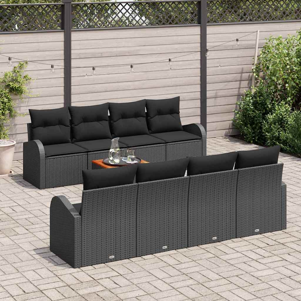 8721158976697_mo-im_en_hd_2 vidaXL Garden Sofa Set 9 pcs Black Poly rattan - Image 3