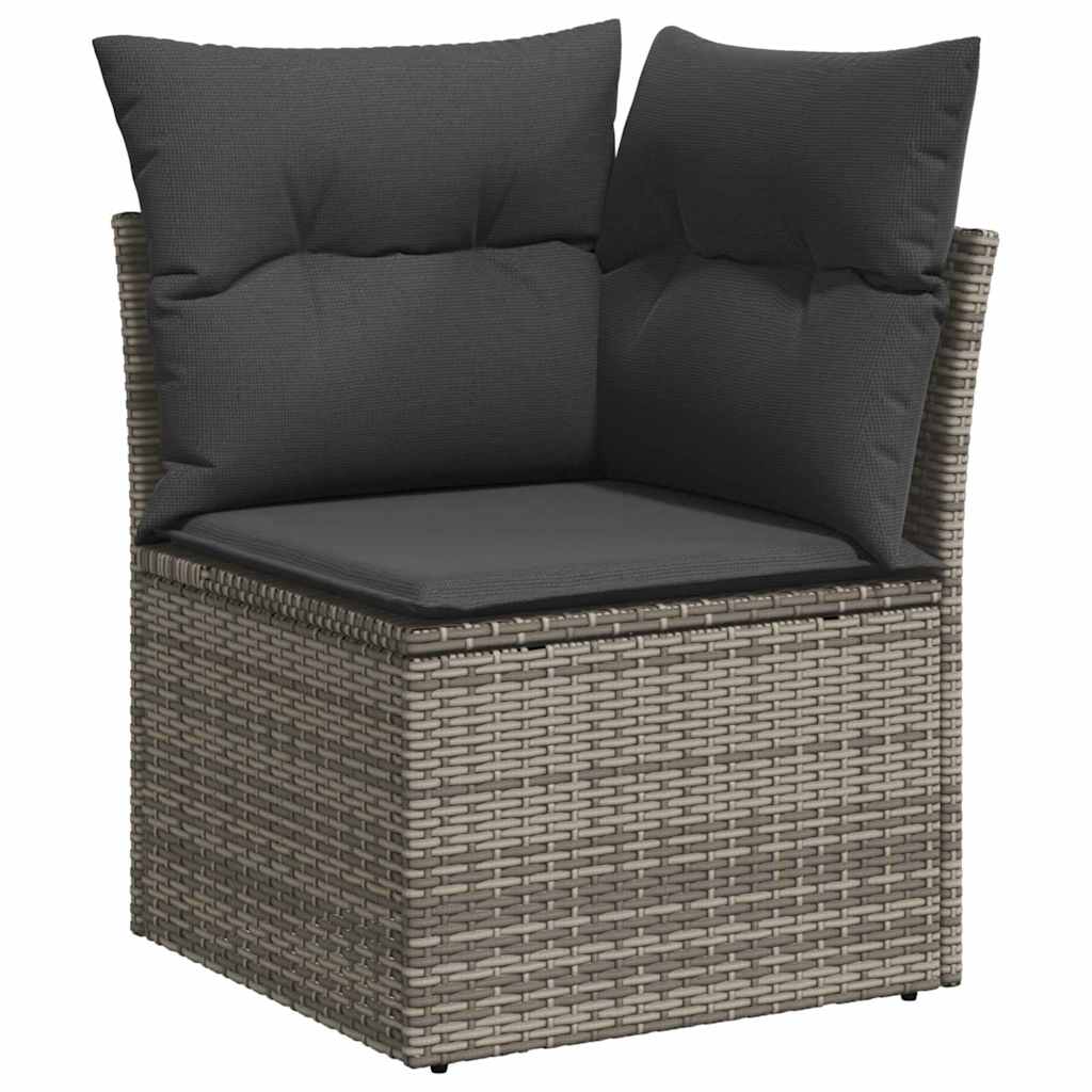 8721158979391_wbg-an_en_hd_3 vidaXL Garden Sofa Set with Cushion 5 pcs Grey Poly rattan - Image 6