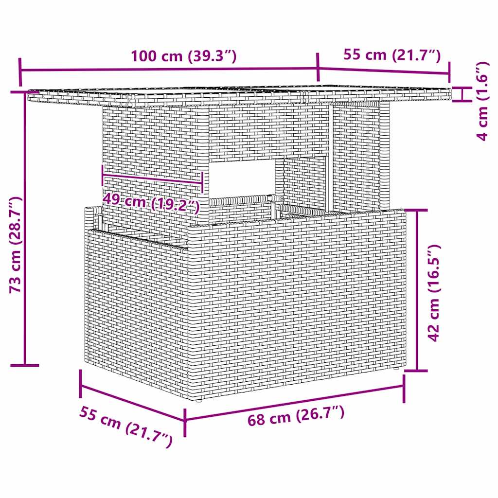 8721158985033_wbg-siz_en_hd_2 vidaXL Garden Sofa Set with Cushion 7 pcs Black Poly rattan - Image 11