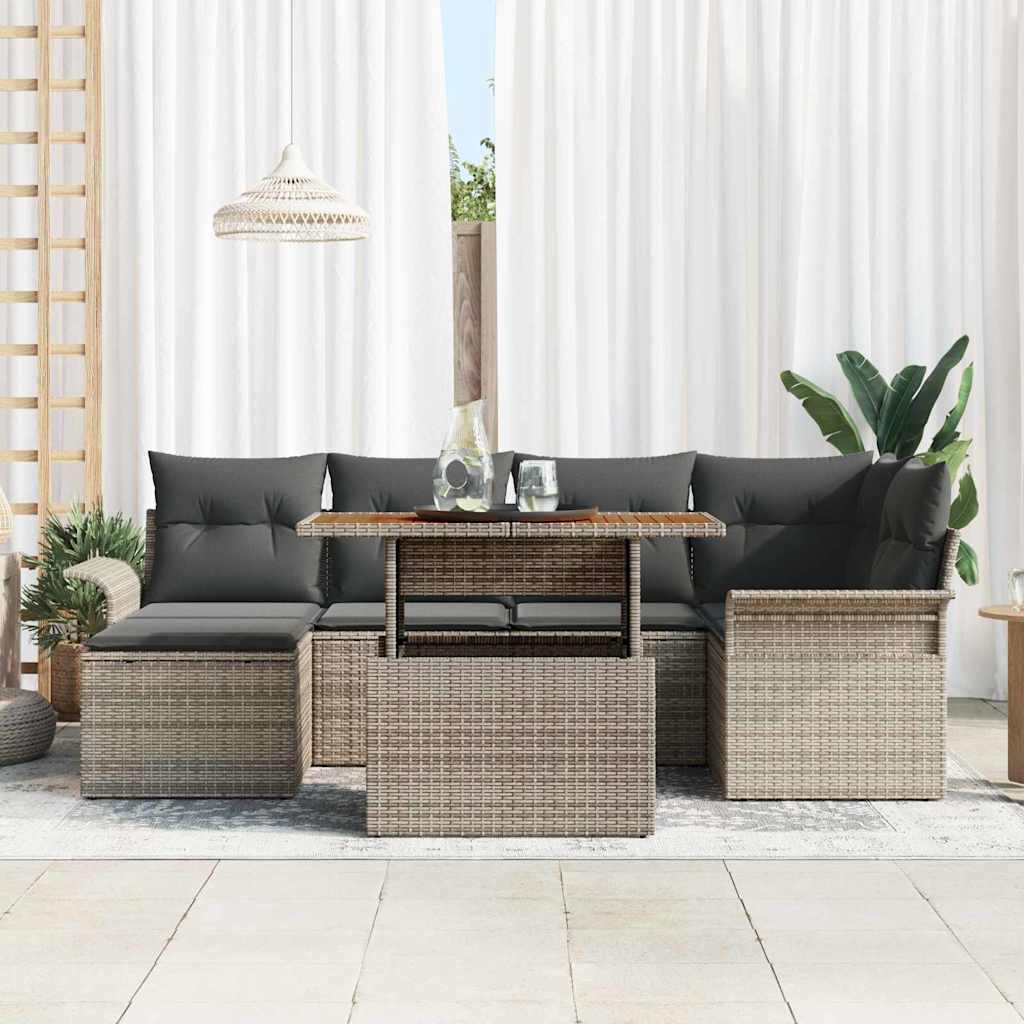 8721158994691_mo-im_en_hd_2 vidaXL Garden Sofa Set 7 pcs Grey Poly rattan and powder-coated steel - Image 3