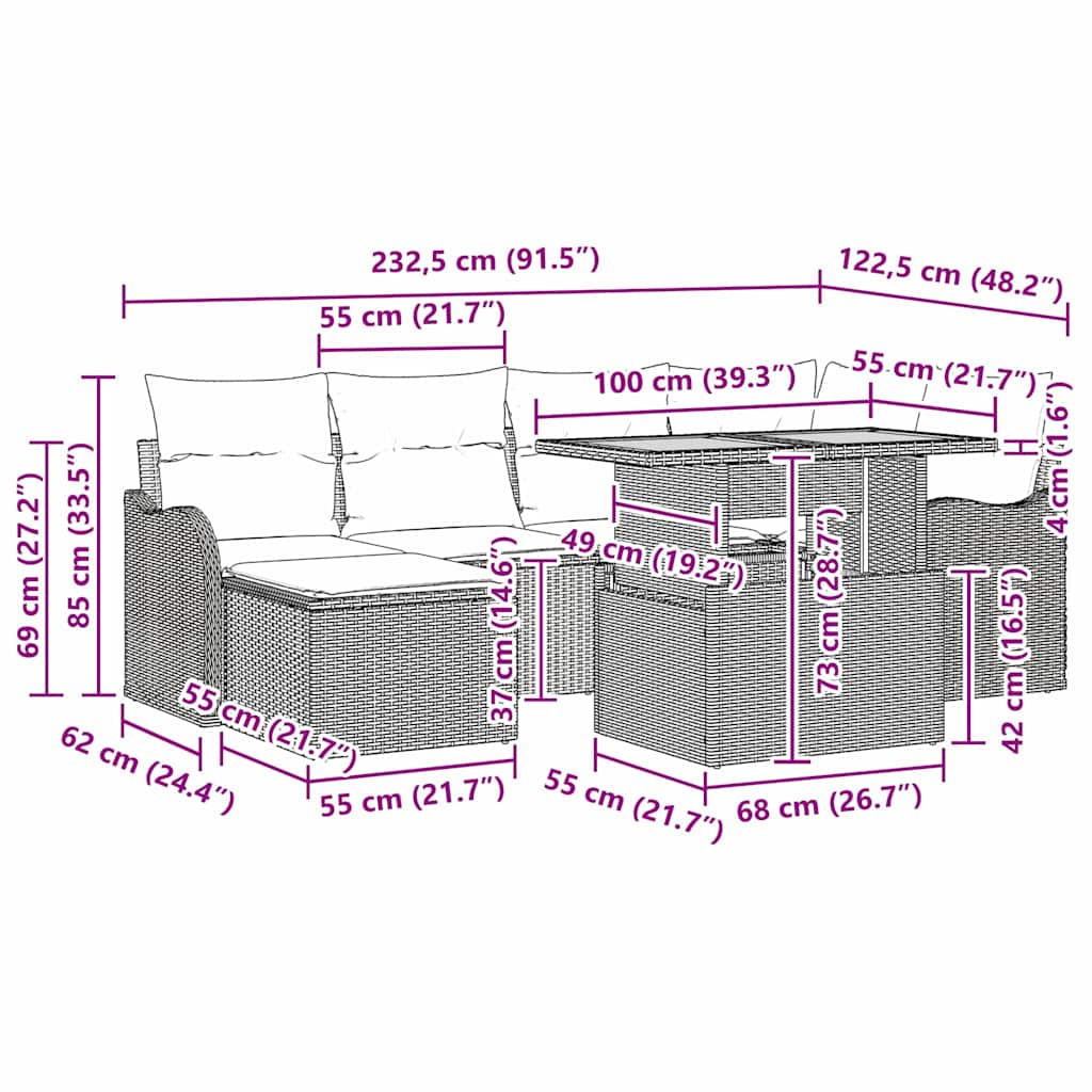 8721158995988_wbg-siz_en_hd_1 vidaXL Garden Sofa Set 7 pcs Black Poly rattan and powder-coated steel - Image 12