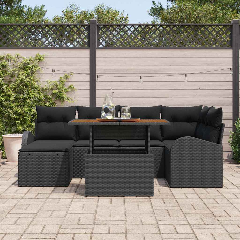 8721158997241_mo-im_en_hd_2 vidaXL Garden Sofa Set 7 pcs Black Poly rattan and powder-coated steel - Image 3