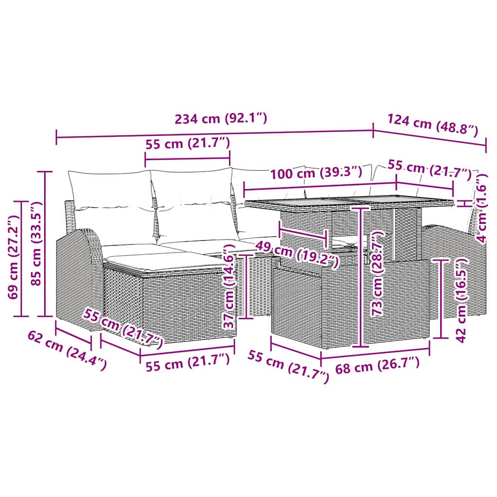 8721158997241_wbg-siz_en_hd_1 vidaXL Garden Sofa Set 7 pcs Black Poly rattan and powder-coated steel - Image 12