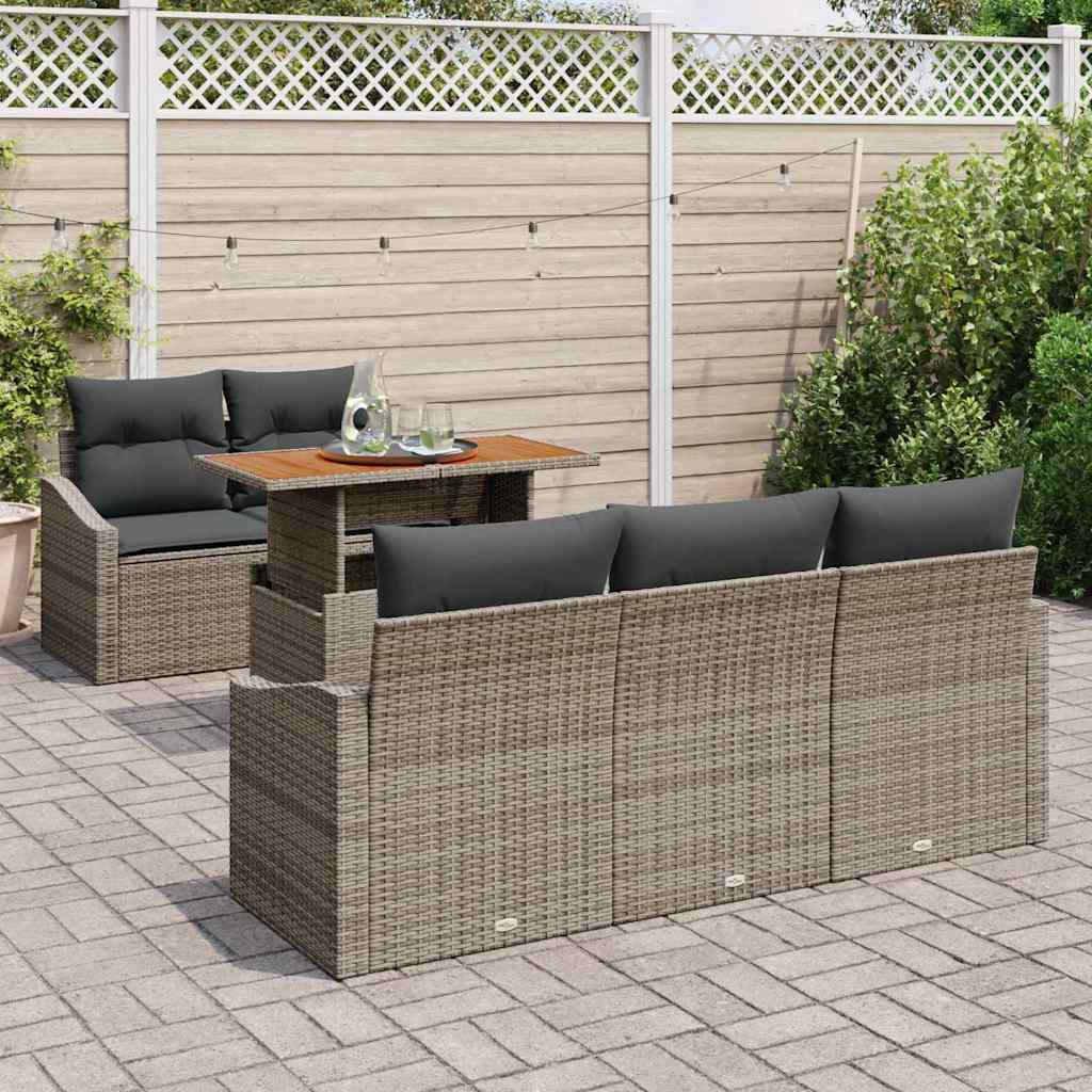 8721158998897_mo-im_en_hd_2 vidaXL Garden Dining Set with Cushion Grey and Brown 100 x 55 x 73 cm - Image 3