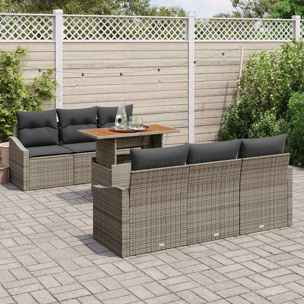 8721158998965_mo-im_en_hd_2 vidaXL Garden Sofa Set Manual 7 pcs Grey and Brown 100 x 55 x 73 cm - Image 3