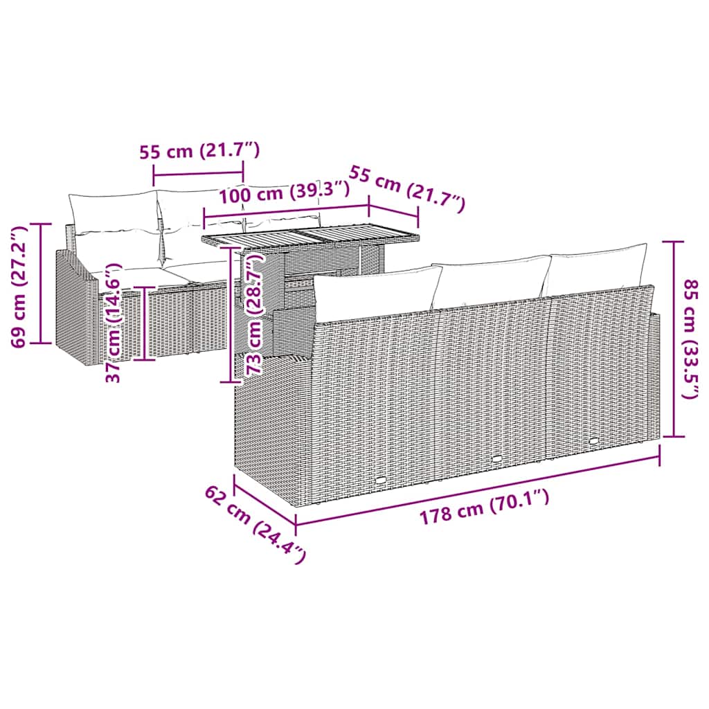 8721158998965_wbg-siz_en_hd_1 vidaXL Garden Sofa Set Manual 7 pcs Grey and Brown 100 x 55 x 73 cm - Image 10