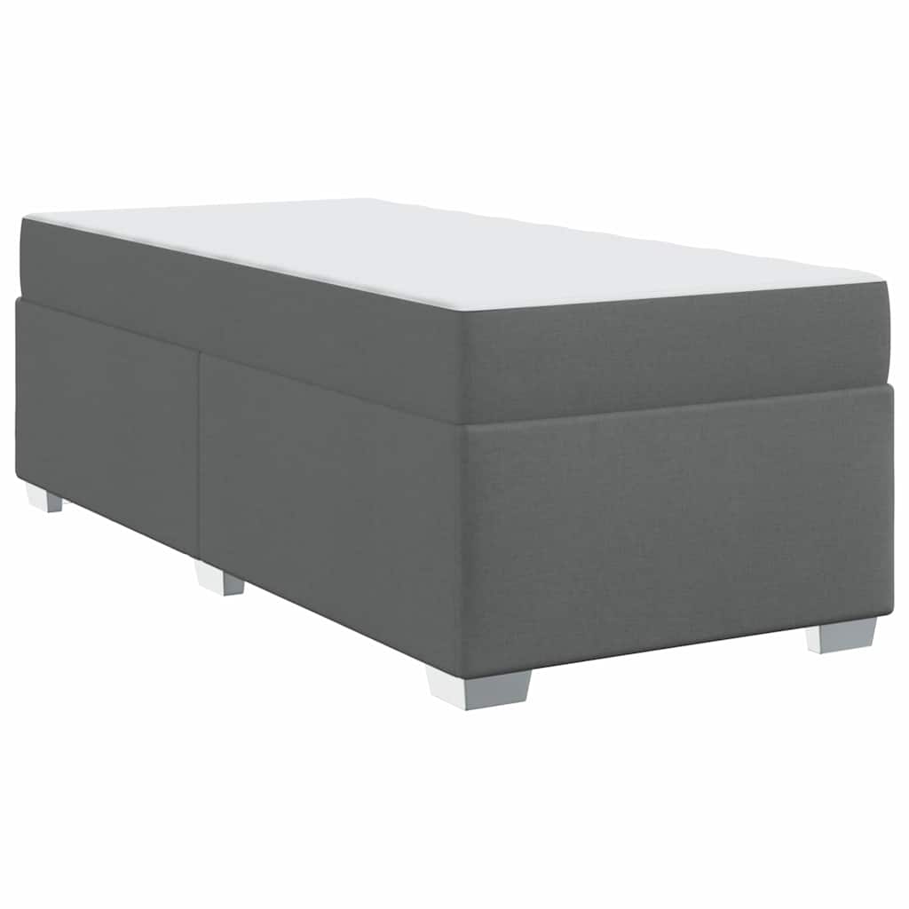 8721288272508_wbg-an-m_en_hd_1 vidaXL Bed Frame Dark grey 90 x 190 cm Fabric - Image 2