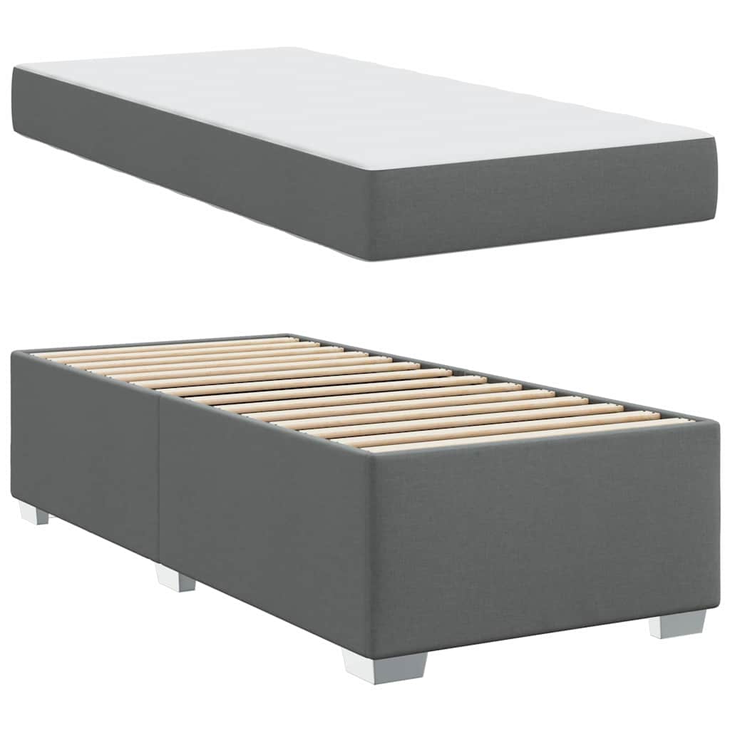 8721288272508_wbg-an_en_hd_2 vidaXL Bed Frame Dark grey 90 x 190 cm Fabric - Image 6