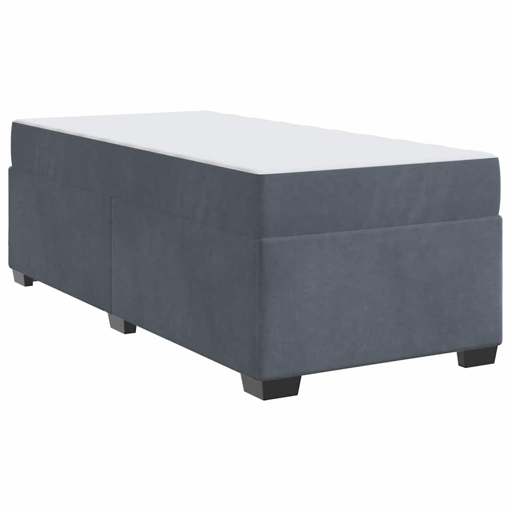 8721288273581_wbg-an-m_en_hd_1 vidaXL Bed Frame with Mattress Dark grey 90 x 190 cm Velvet - Image 2