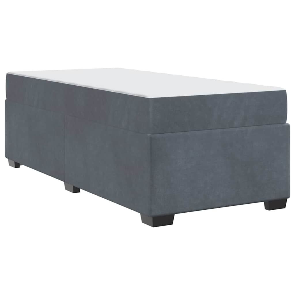 8721288273581_wbg-ba_en_hd_3 vidaXL Bed Frame with Mattress Dark grey 90 x 190 cm Velvet - Image 9