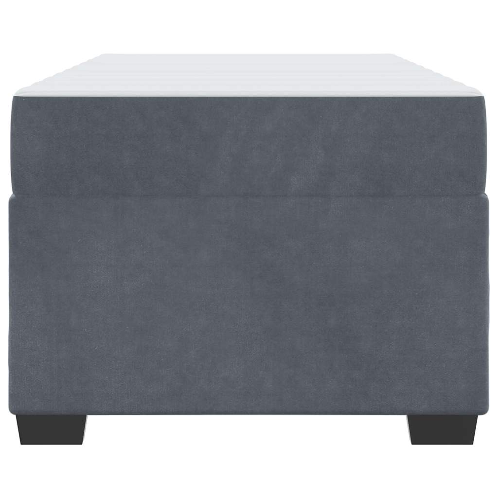 8721288273581_wbg-fr_en_hd_4 vidaXL Bed Frame with Mattress Dark grey 90 x 190 cm Velvet - Image 7