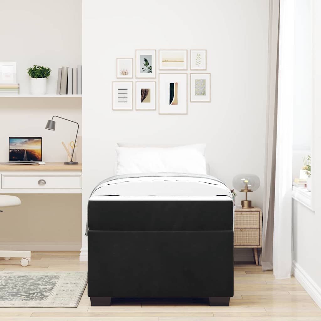 8721288273598_mo-im_en_hd_2 vidaXL Bed Frame with Mattress with Mattress Black 90 x 190 cm Velvet - Image 5