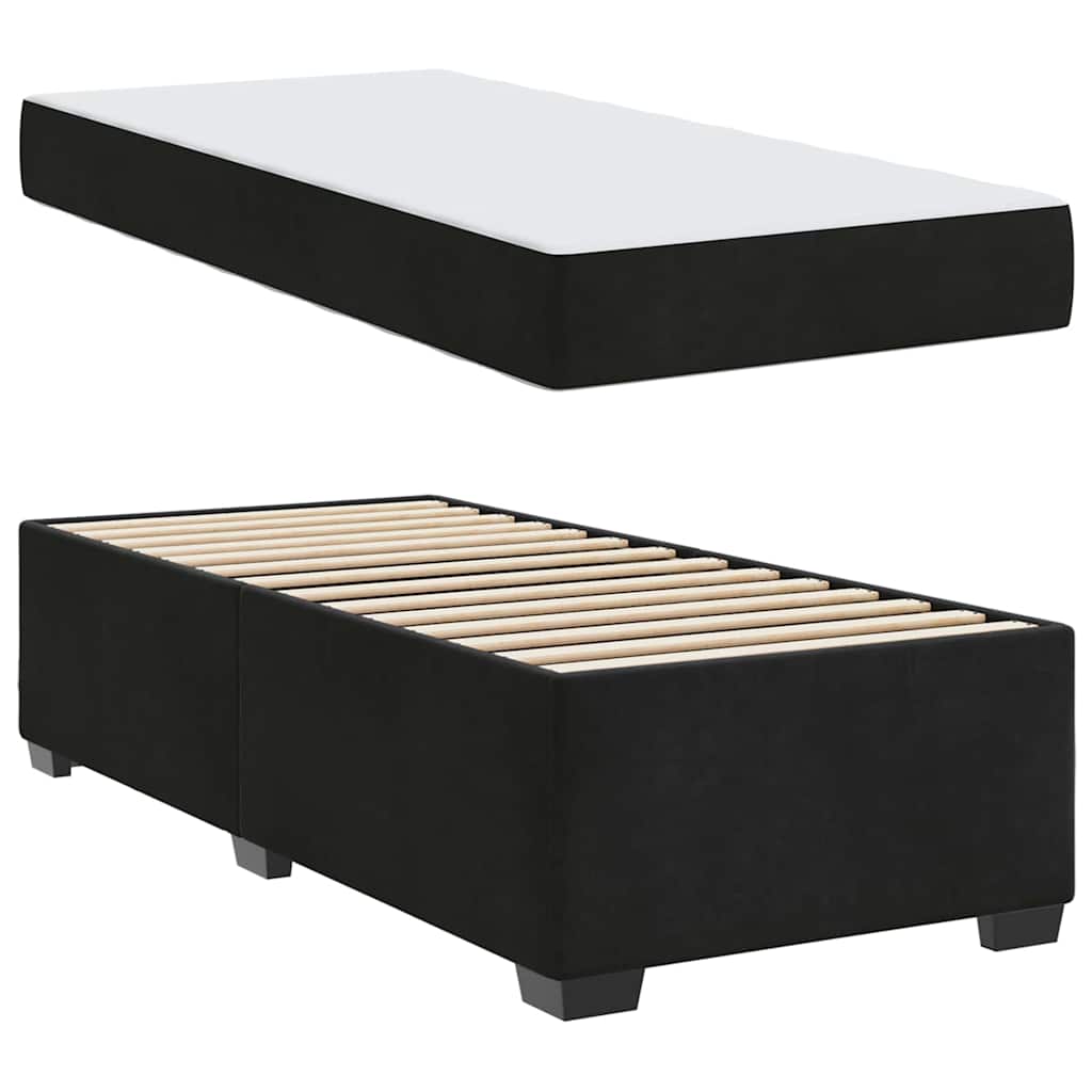 8721288273598_wbg-an_en_hd_2 vidaXL Bed Frame with Mattress with Mattress Black 90 x 190 cm Velvet - Image 6