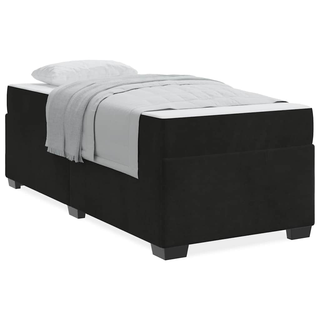 8721288273598_wbg-wa_en_hd_1 vidaXL Bed Frame with Mattress with Mattress Black 90 x 190 cm Velvet - Image 4