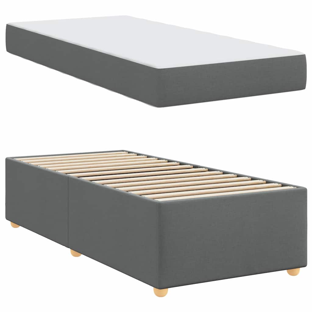 8721288274199_wbg-an_en_hd_2 vidaXL Bed Frame with Mattress Dark grey 90 x 190 cm Fabric - Image 6
